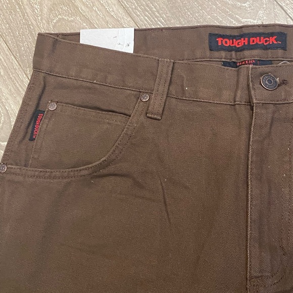 Tough Duck Work Pants WP021 Chestnut Colour 12Ib Sz 34W x 32L. NWT. - Picture 9 of 11